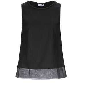 Elegant Black Sleeveless Blouse